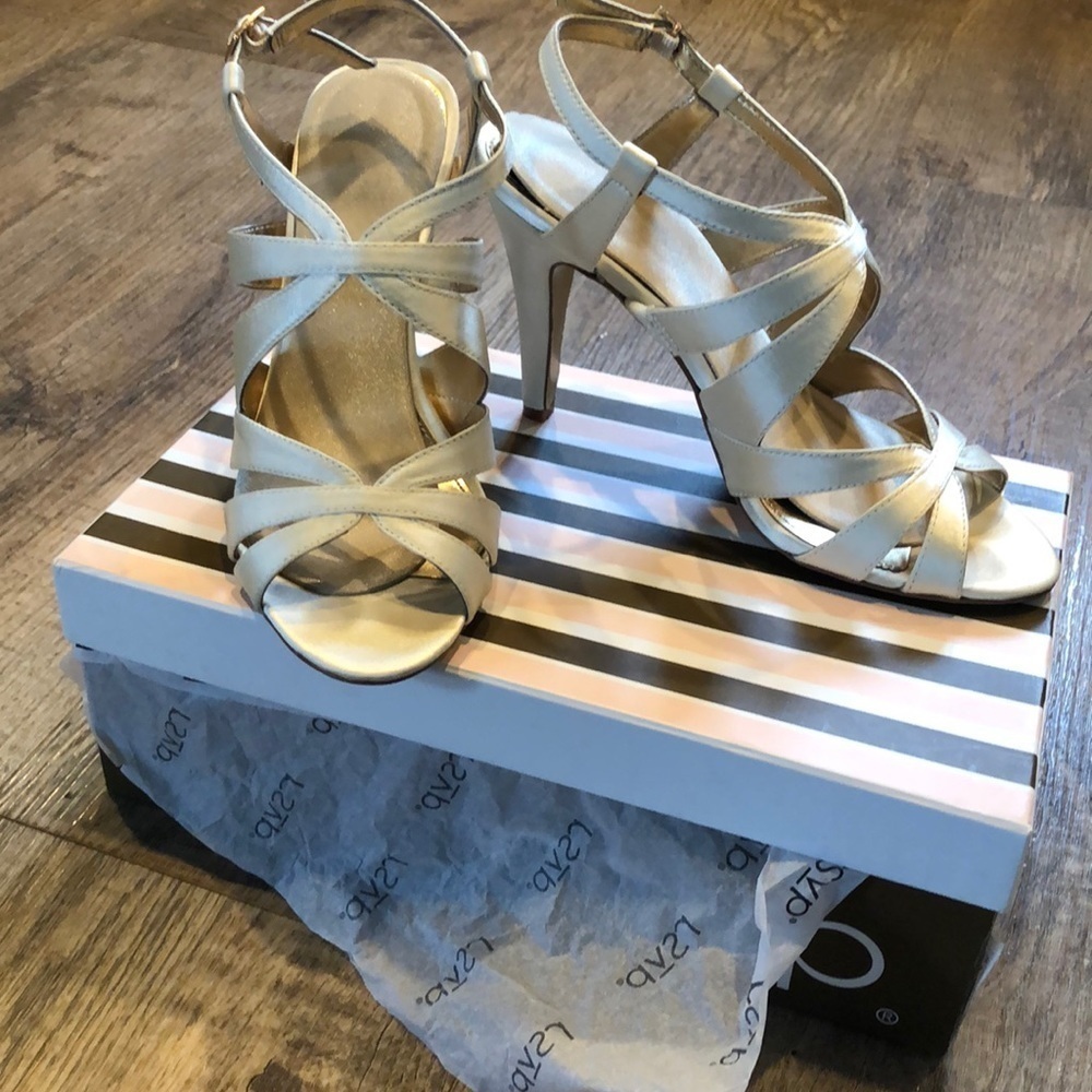 RSVP Champagne Dress Heel Sandals